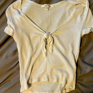 Adorable white crop top